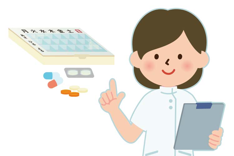 お薬の使用状況の確認